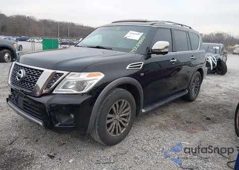 2018 Nissan Armada Platinum из США, поврежденный, VIN JN8AY2NFXJ9332437